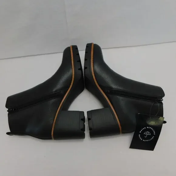 Naturalizer Womens Madalynn Gore Black Water Repellent Boots Size 7 New - Picture 7 of 11